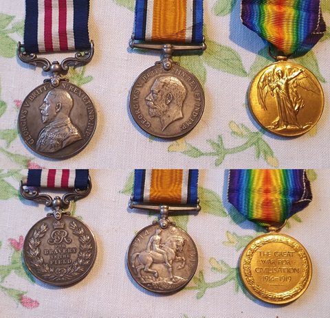 Laurie's medals